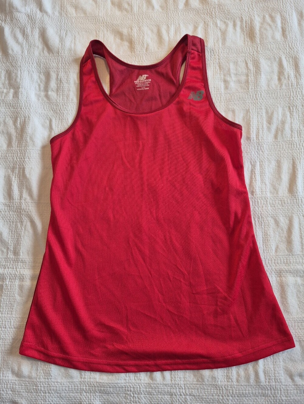 New Balance women's Large red tank top  EUC